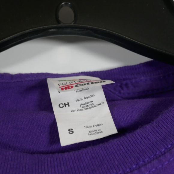 It's (football) Marching Band Season T-Shirt Short Sleeve Crewneck Purple Small - Picture 4 of 6